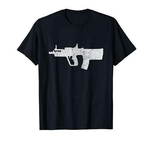 MTAR 21 Bullpup Assault Rifle Retro Distressed T-Shirt