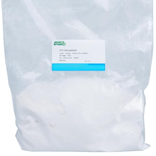Research Grade Ultrafine 30-80nm Nano Zinc Oxide Powder ZnO Nanoparticles Nanopowder with 99% Purity