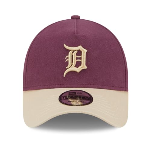 New Era A-Frame 9Forty Cap Moleskin Detroit Tigers Maroon