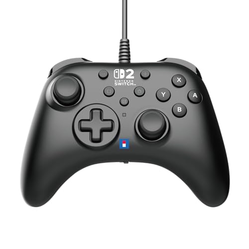 HORI Manette filaire HORIPAD Turbo pour Nintendo Switch 2 – Sous licence officielle Nintendo