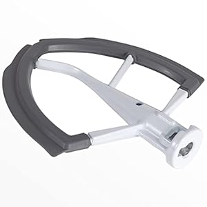 Flex Edge Beater for KitchenAid Mixer 55 Quart Bowl Lift Stand Mixer Beater with Silicone Edge Perfect Professional 5 Plus Bowl Lift Stand Mixer Attachment Mixer Accessory