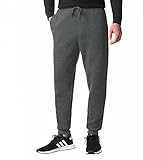 LAPASA Men's Heavy Sweatpants Fleece Lined Joggers with Pockets, Thermal Track Pants for Gym Training & Workout M22 Dark Heather Grey(Dark Heather Gray, Large)