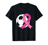 Soccer Tackle Breast Cancer Awareness Pink Ribbon Warrior T-Shirt