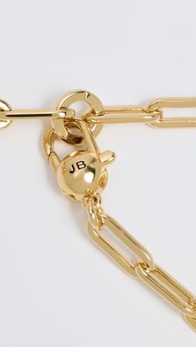 JENNY BIRD Women's Puffy Heart Chain Necklace, Gold, One Size3