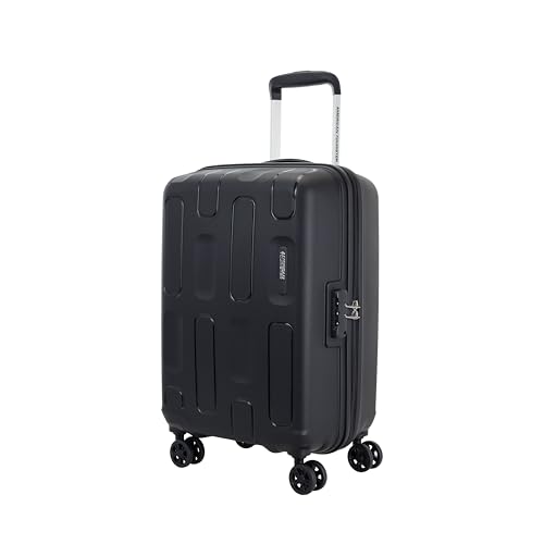 Image of American Tourister Ivy 2.0 | Small Size Cabin Trolley Bag (55 cm) | 360 8 Wheel Travel Luggage | Hard Case Polypropylene (PP) Suitcase | Combination Lock | Black