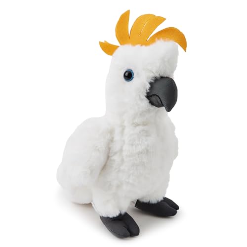 Zappi Co Peluche de cacatua (26 cm) - alegre, peluche suave, ecológico, ilumina a coleção das crianças, feito com material 100 % reciclado