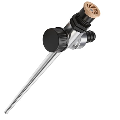 Rasensprenger 360° Gardena Bewässerungssystem Gardena Rasensprenger mit Rundbogenregner langlebiger Metallspieß Garten Sprühregner für Garten Rasen Blumenbeete Pflanzen 2-teiliger