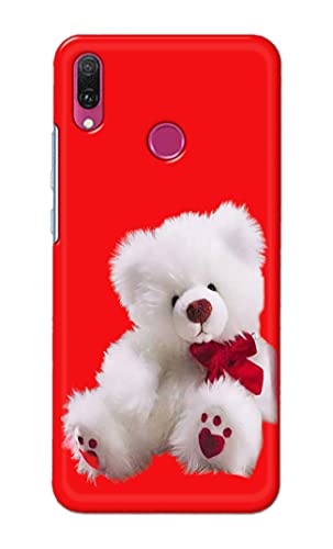 Image of PRINTFIDAA Teddy Bear Love Romantic Valentines Day Dumbo Printed Designer Hard Back Case Cover for Huawei Y6 (2019) / Huawei Y6 Prime (2019) -(TI) MVN1001