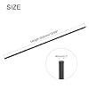 sourcing map Carbon Fiber Rod, 5mm x 500mm Carbon Rod Bar for RC Plane DIY Craft Kite Wing Tube Quadcopter Arm Repair Pack of 5 #1