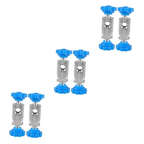 FUNOMOCYA 3sets Heavy Duty Lab Stand Clamps Holder Clamps Laboratory Stand Sturdy for Lab Equipment 2pcs*3