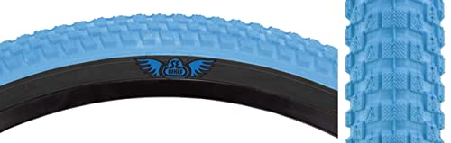 SE Bikes Cub 20 x 2.0 BMX OEM Replacement All Terrain Dirt Street Wire Bead Two Bike Tire Pair (Light Blue)