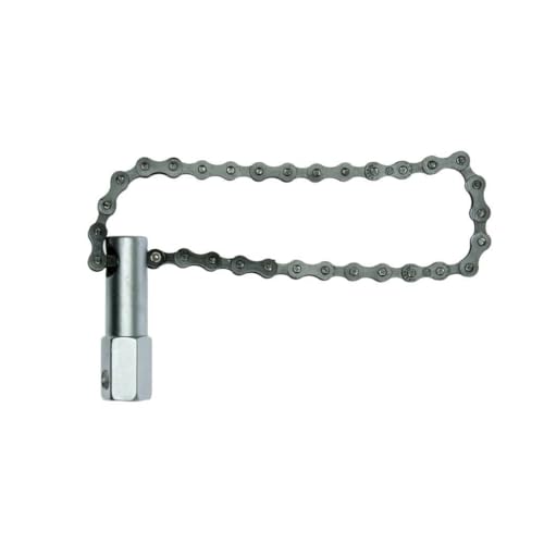 Teng Tools 1/2 Inch Drive Steel Chain Style Oil Filter Removal Wrench Tool - 9120