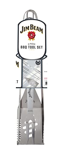 Set de 3 piezas para parrilla de acero inoxidable Jim Beam miniatura 4