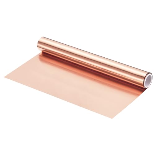 Feuille de cuivre 2000x200mm pur à 99.9% de 0.03mm de rouleau de cuivre