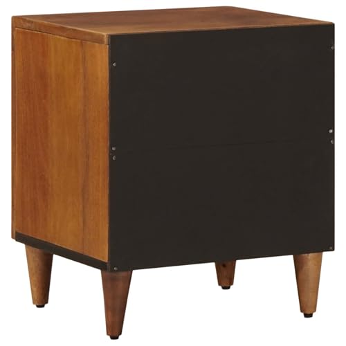 Table de chevet en bois de manguier massif chic et durable marron - 7