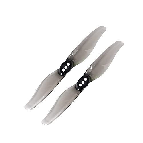 3018 3x1.8 インチ 2 プロペラ 1.5mm 2.0mm 穴 T マウント付き RC ドローン FPV レーシングつまようじフレームと互換性あり(8PAIR 1.5MM GREY)