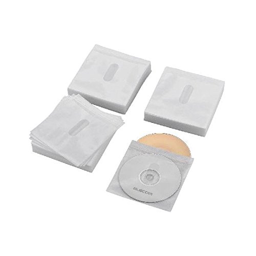 エレコム (まとめ) Blu-ray・CD・DVD対応不織布ケース タイトルカード CCD-NIWB240WH (×5セット)