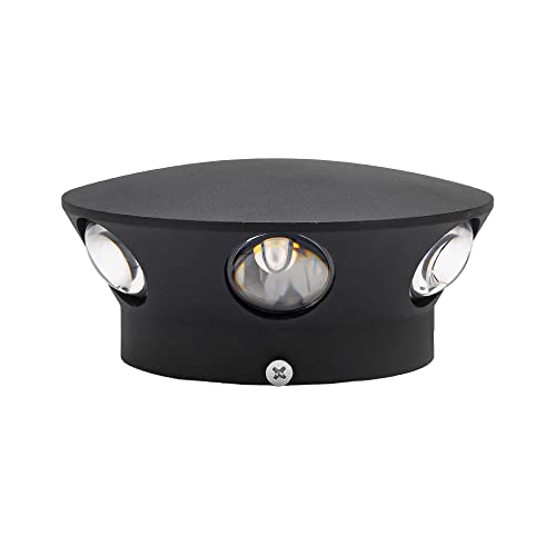 Image of 06 W Led Waterproof IP65 Outdoor Light for Wall lamp Elevation Lights for Main Entrance Outdoor (6 Way Round, Round 6 Way R-G-B)