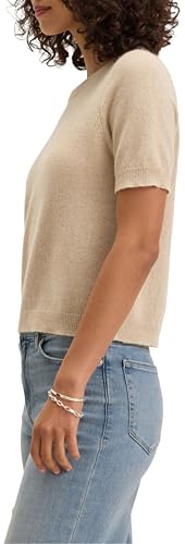 Velvet by Graham & Spencer Women's Yara Short Sleeve Cashmere Sweater2