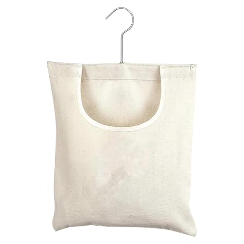 Bolsa para pinzas de ropa con almacenamiento impermeable y colgador portátil