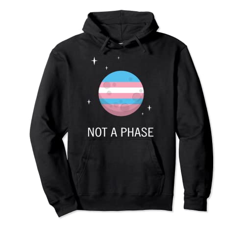 Divertente LGBTQ Transgender Moon Trans Pride Flag Regalo Uomini Donne Felpa con Cappuccio