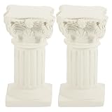 LOLIPPYY 2 Pezzi Pilastri Romani in Resina Retrò Decorazioni Artistiche Nordiche per Interni ed Esterni Accessori Fotografici Eleganti per Casa e Set Fotografico