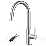 FORIOUS Kitchen Faucets with Pull Down S...