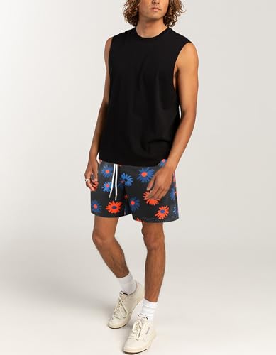 Men's Graphic Print Shorts Retro Basketball Shorts Mesh Cool Short Athletic Workout Shorts with Pocket4