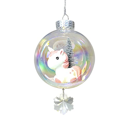 Crystal Birthday Gifts Christmas Ornaments For Christmas Décor For Women, Mom, Dad, Grandma, Grandpa, Kids Sister & Friend - Thinking Of You (Baby Unicorn) #TOP3