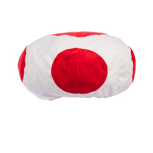 Image of Anime Mushrooms Hats Caps Cute Red and Green Hats Halloween Coplay Hat for Adults