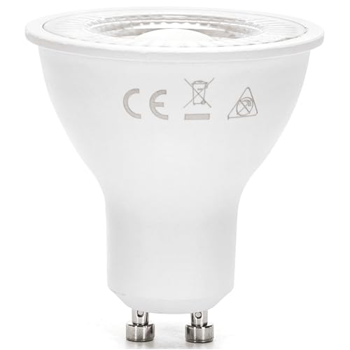Blendend Foco LED GU10 COB 4.9W, alta eficiencia energética, luz brillante, ideal para iluminación de interiores y acentos decorativos.
