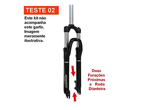 Kit Freio Disco 160mm Bike 26 Bicicleta 29 + Cubo Aluminio Rolamento + Rapid Fire