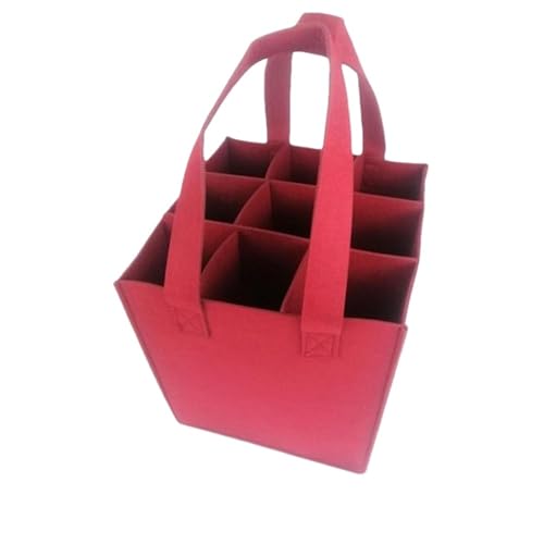 Bolsa de vino de fieltro antichoque para evitar roturas de botellas 2