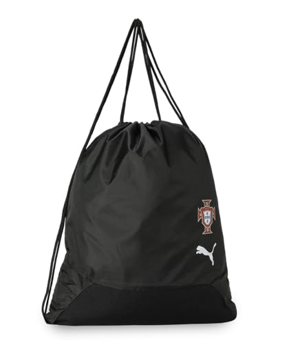 Image of Puma | Portugal Fan Gym Sack | Black-White | Free Size
