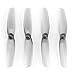 8pcs HQProp 51MMX2 51mm Propeller Set 1.5mm Shaft (4X CW / 4X CCW) Gray Polycarbonate