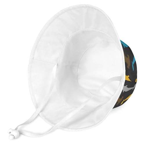 Hammerhead SharkChildren's Bucket Hat for Boys and Girls, Breathable Summer Beach Hat54cm3