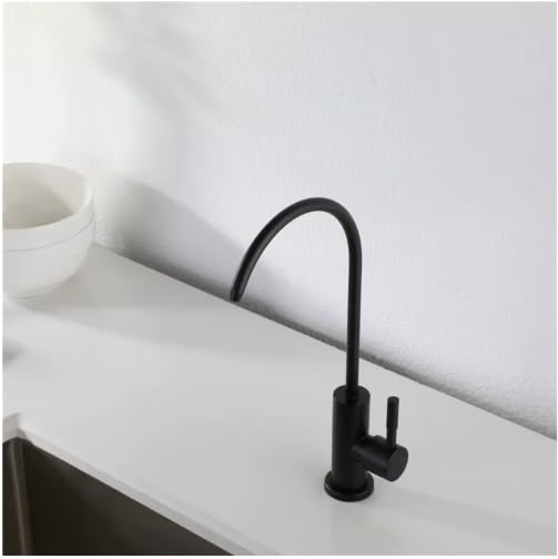 Image of Parijata SS Black Faucet for RO Water Purifier (Black)