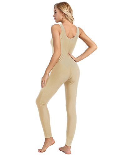 image for Alvivi Women Sleeveless Active Tank Unitard One Piece Soft Stretch Yog
