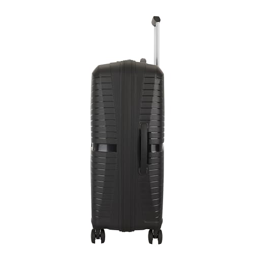 Image of American Tourister AIRCONIC2.0 SP 67 cm Meidum Check-in Polypropylene (PP) Hard 8 Wheels Spinner Luggage /Suitcase /Trolley Bag for Travel (Black)