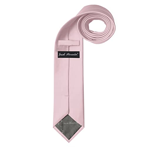 Image of Jacob Alexander Men's Extra Long Solid Color Tie