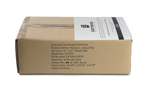 Z Counterform Concrete Tile Molds - Tileform - Make Your Own Tile (Subway Tile)