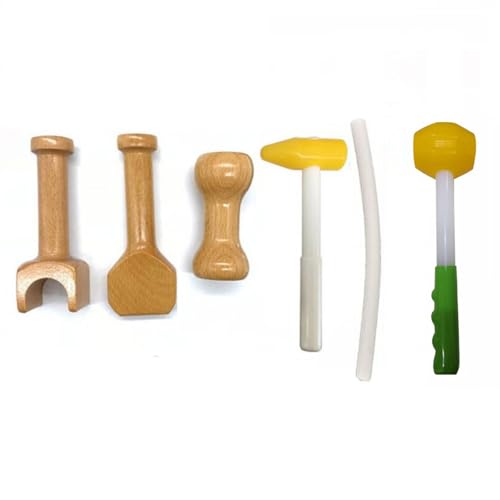 Set de 6 Martillos de Ajuste Quiropráctico de Madera miniatura 1