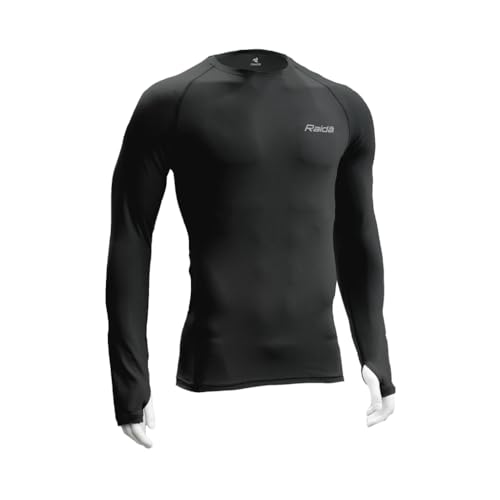 Image of Raida High Performance Base Layer with Advance Freshness & Anti-Bacteriol Technology | Top (L) Black
