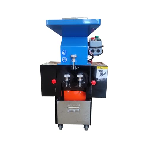 HQHAOTWU Plastic Shredder, Plastic Crusher, Heavy-Duty Recycling and Reusing Crusher for plastic, rubber,220V, 2.2KW, 50-100KG/H