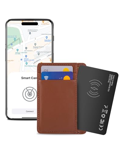RUIZHI Dünne Geldbörsen-Tracker-Karte - Wiederaufladbarer Geldbörsenfinder, kompatibel mit Find My (nur IOS), Gegenstandsortierer für Gepäckanhänger, Handys, Reisepässe RUIZHI Dünne Geldbörsen-Tracker-Karte - Wiederaufladbarer Geldbörsenfinder, kompatibel mit Find My (nur IOS), Gegenstandsortierer für Gepäckanhänger, Handys, Reisepässe