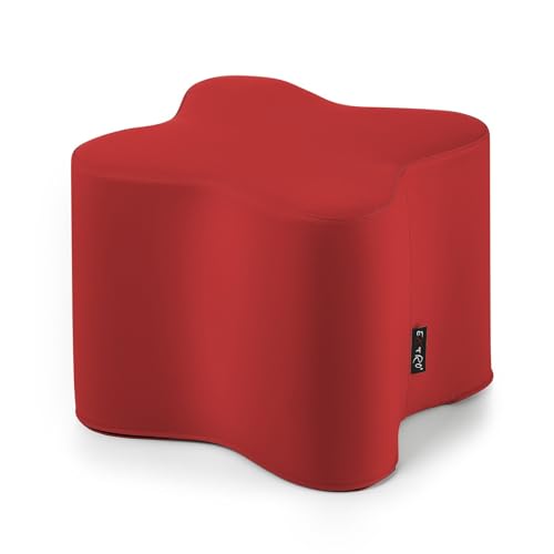 POUF MODERNO E RAFFINATO: Disponibile in varie colorazioni, si adatta perfettamente a salotti, giardini o sale d'aspetto moderne, una soluzione versatile e resistente per rimodernare i tuoi spazi