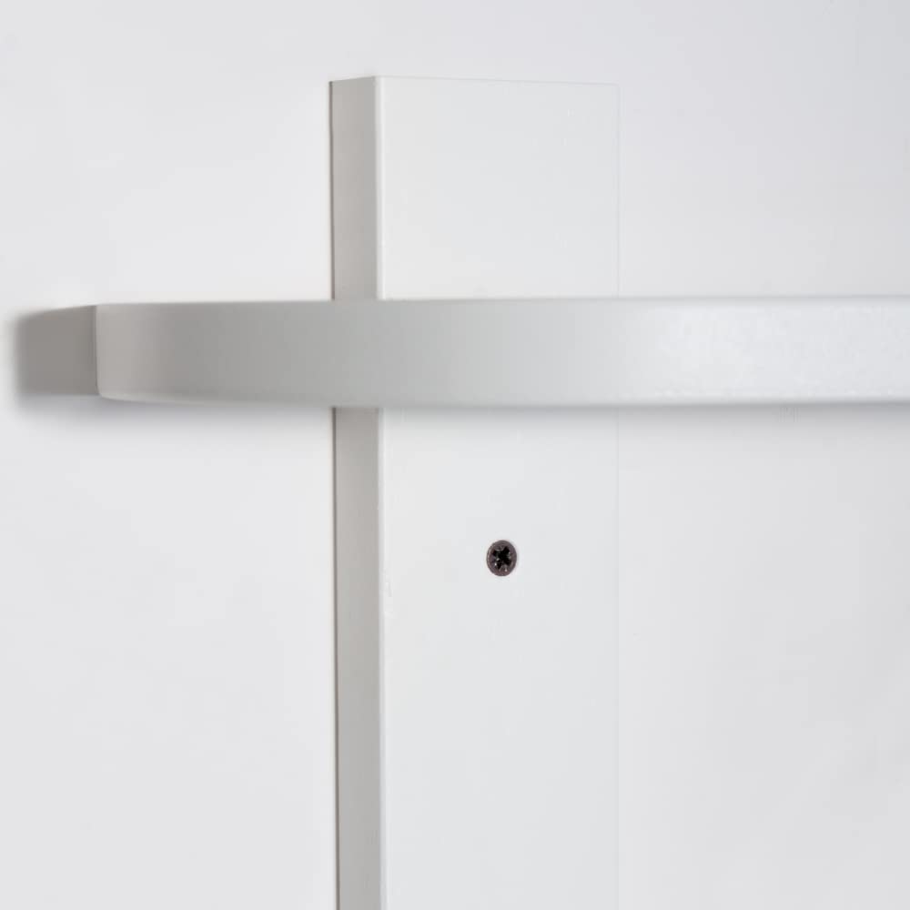 MODULARREDO Mensola TR3 – 3 Ripiani, 48x58x21 Cm, Bianco, Kit Fissaggio Incluso – Made In Italy