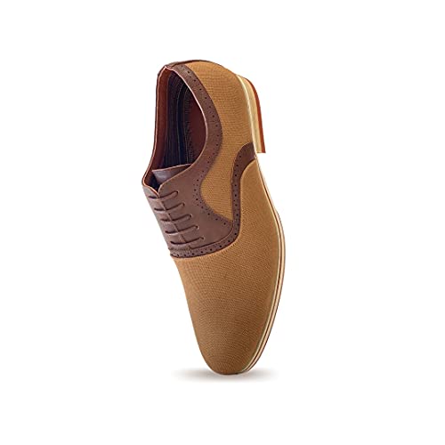 Image of Ferro Aldo Men's Classic Cap Toe Oxford Dress Shoe Collection | Perfect for Formal, Business, and Wedding Attire