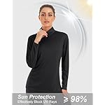 MAGCOMSEN Women's Shirts Long Sleeve 1/4 Zip UPF50+ UV Sun Protection Quick Dry Workout Hiking Athletic Shirts Rash Guard - Image 2