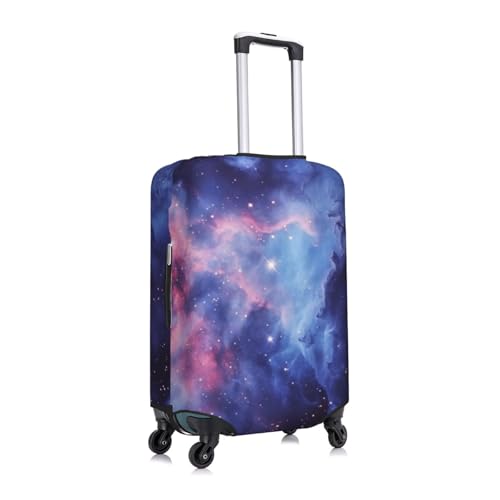 Blue Galaxy Print Luggage Suitcase Covers Elastic Washable Luggage Protector Luggage Covers For Suitcase3